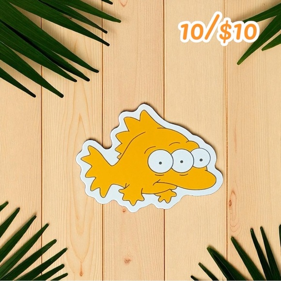 The Simpsons 3-Eyed Fish Sticker – 2.5” - Picture 1 of 1
